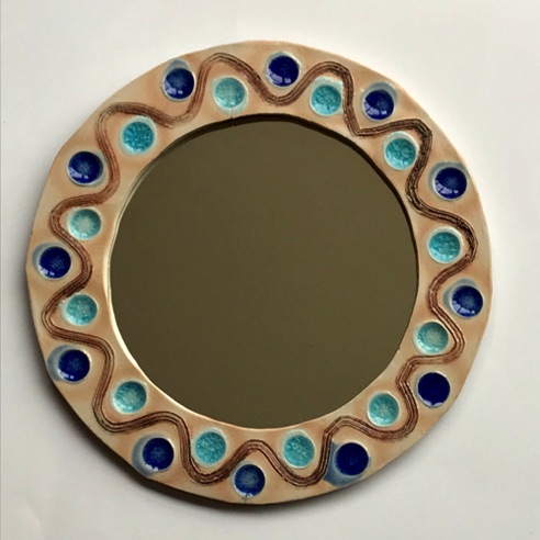 Round mirror, sold