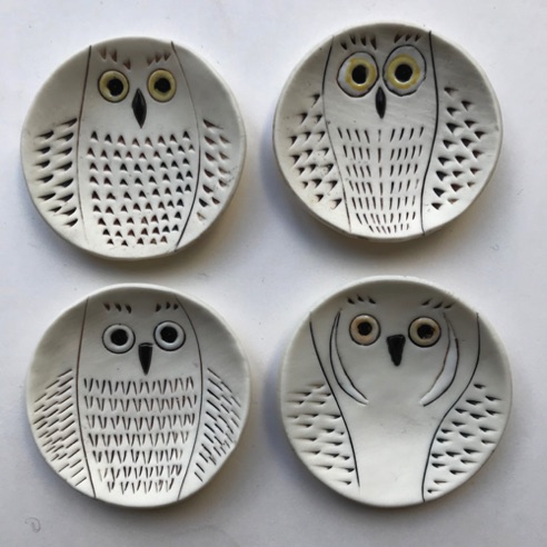 Owls 1, (2,3 and 4 sold), 4    £8 each